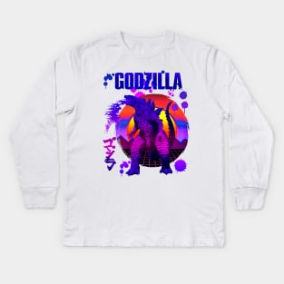 Godzilla Kids Long Sleeve T-Shirt